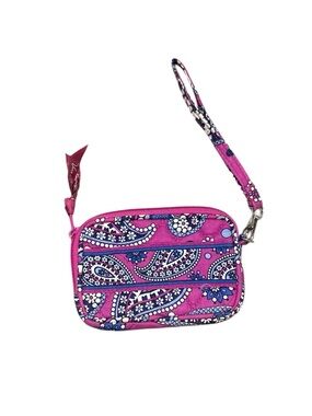 Vera Bradley Purple Paisley Wristlet